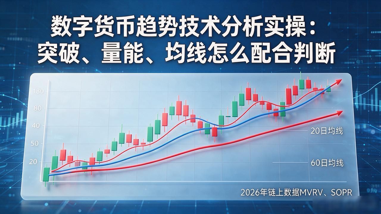 数字货币趋势技术分析实操：突破、量能、均线怎么配合判断
