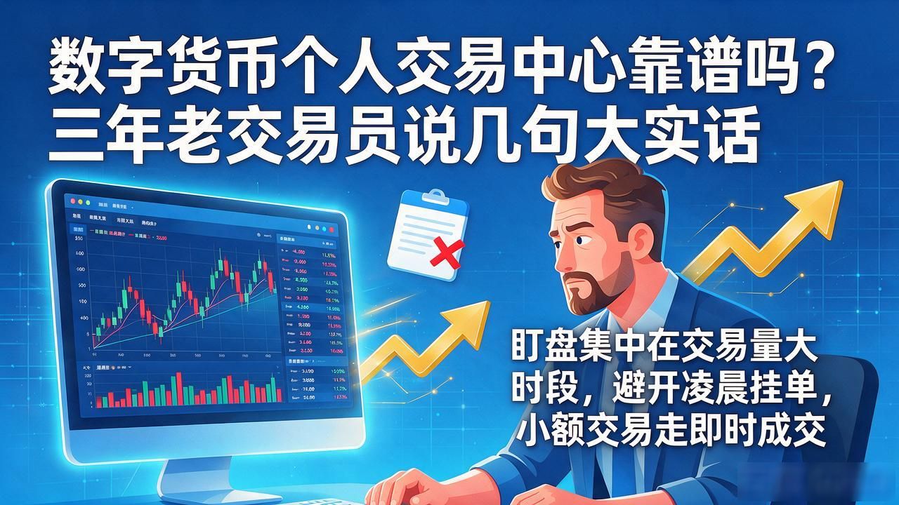 数字货币个人交易中心靠谱吗？三年老交易员说几句大实话