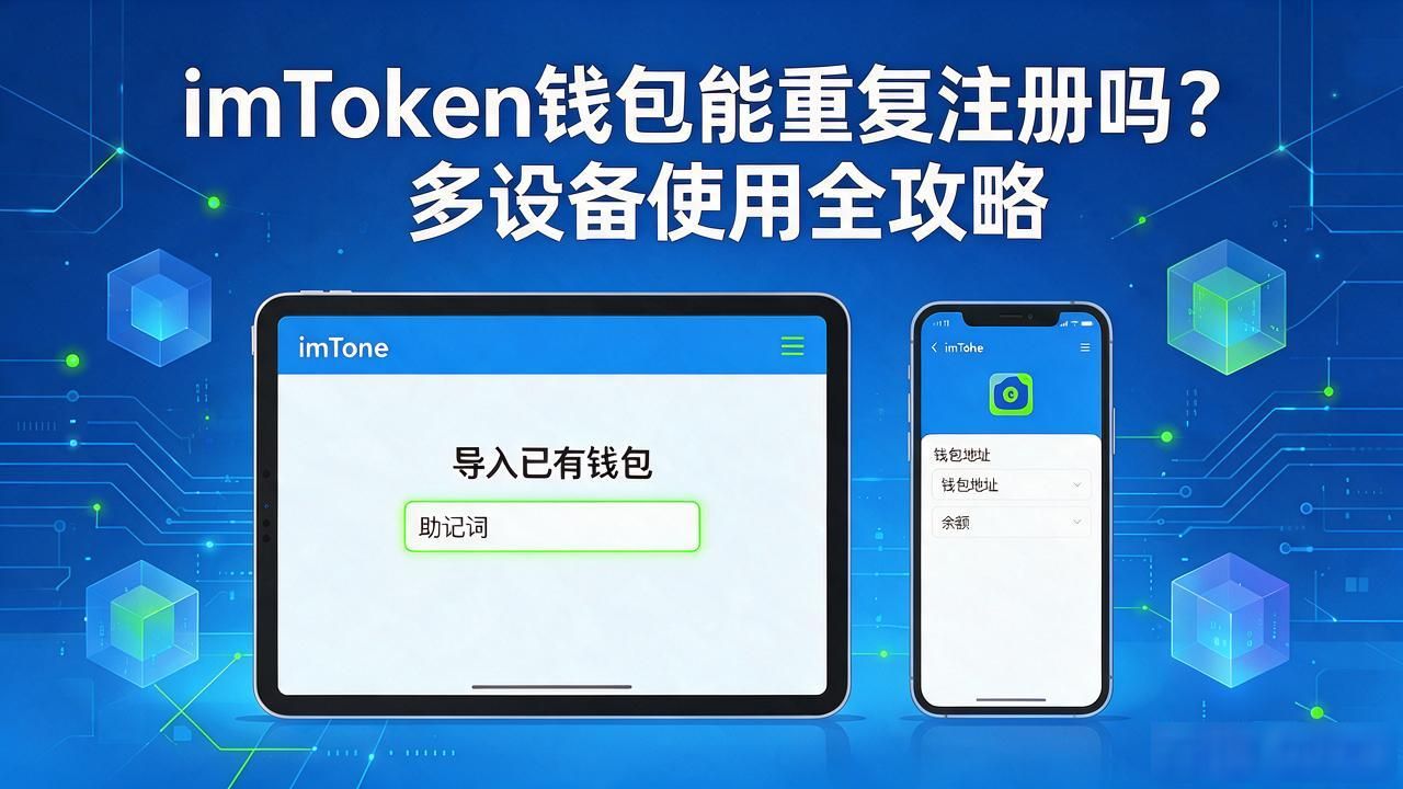 imToken钱包能重复注册吗？多设备使用全攻略