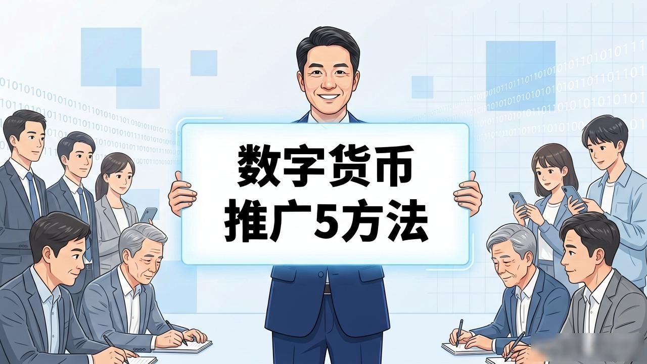 数字货币市场怎么推广？这5个方法帮你打开局面