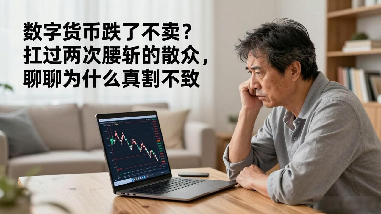 数字货币跌了不卖？扛过两次腰斩的散户，聊聊为什么真割不动