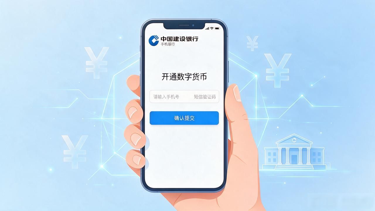 建行手机银行怎么开通数字货币，手机上几步搞定不用跑柜台