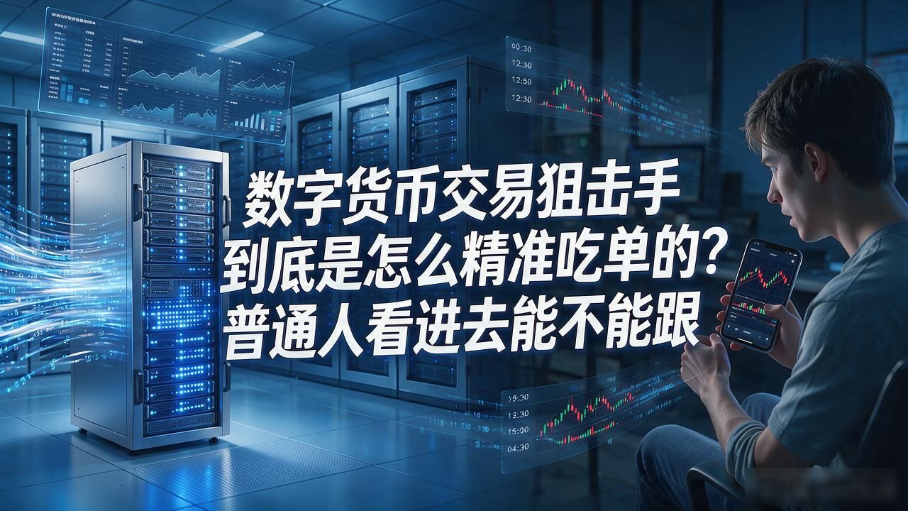 数字货币交易狙击手到底是怎么精准吃单的？普通人看进去能不能跟