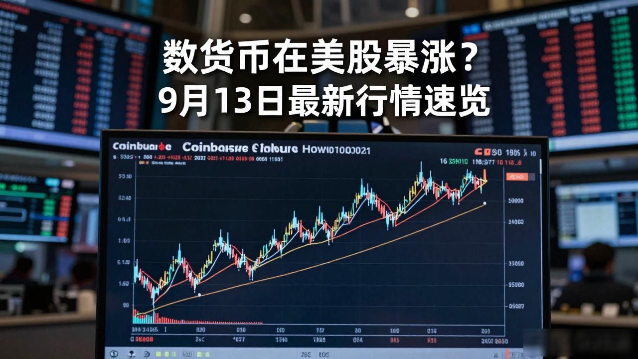 数字货币在美股暴涨？9月13日最新行情速览