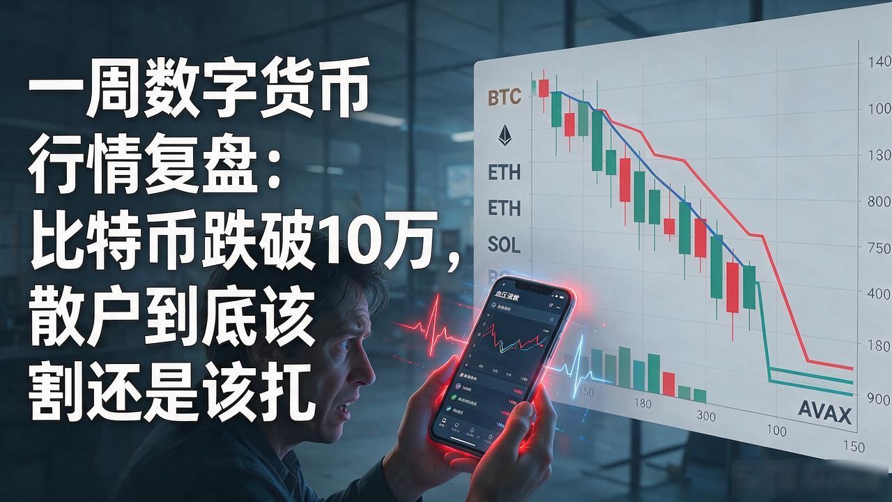 一周数字货币行情复盘：比特币跌破10万，散户到底该割还是该扛