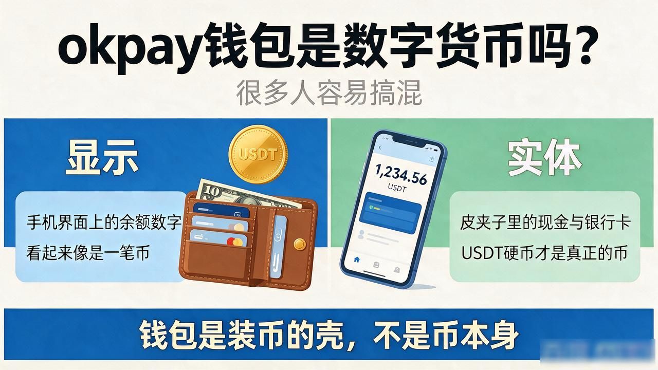 okpay钱包是数字货币吗？很多人容易搞混