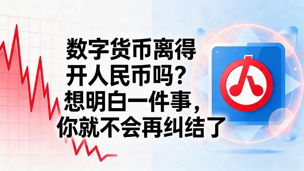 数字货币离得开人民币吗？想明白一件事，你就不会再纠结了