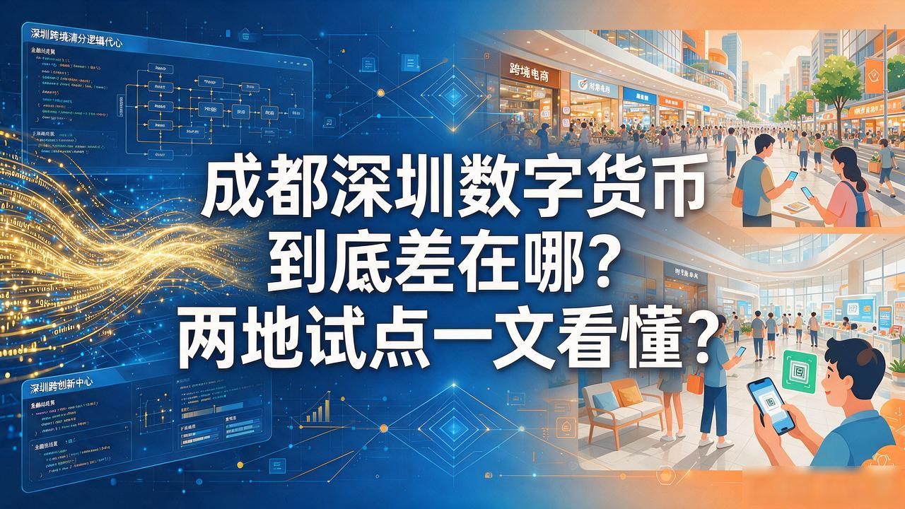成都深圳数字货币到底差在哪？两地试点一文看懂
