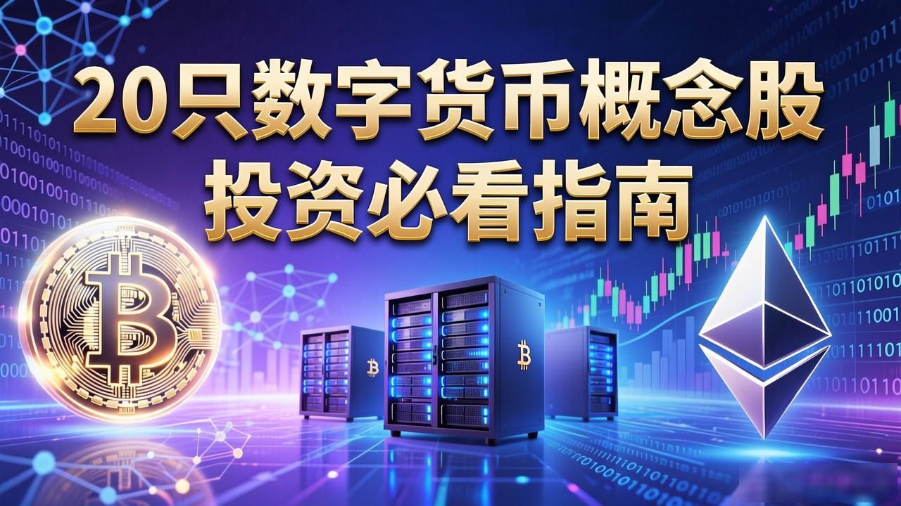20只数字货币概念股 投资必看指南