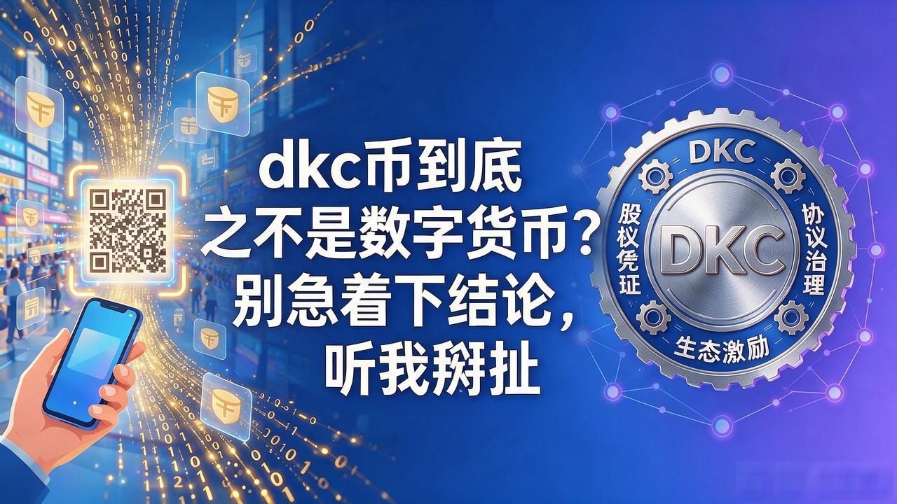 dkc币到底是不是数字货币？别急着下结论，听我掰扯