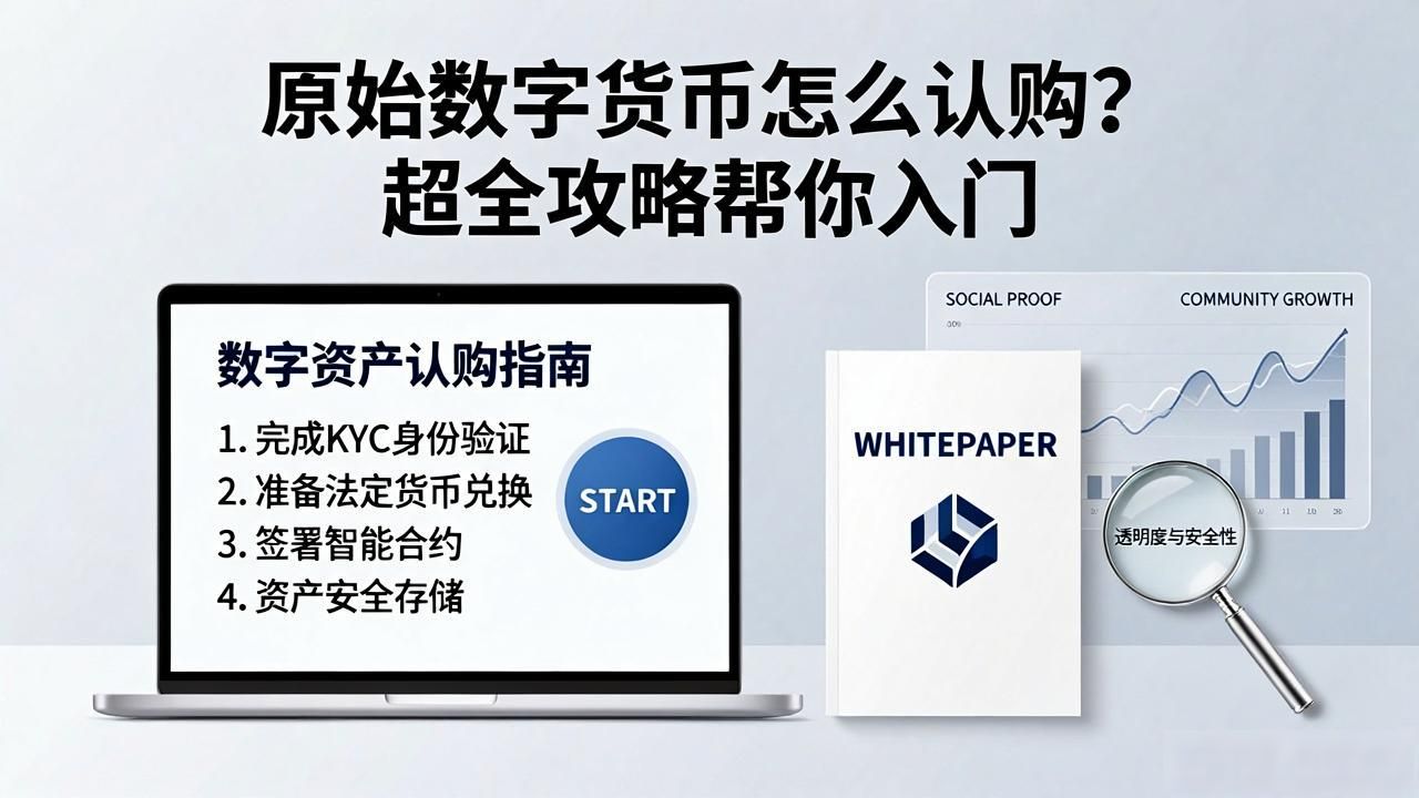 原始数字货币怎么认购？超全攻略帮你入门