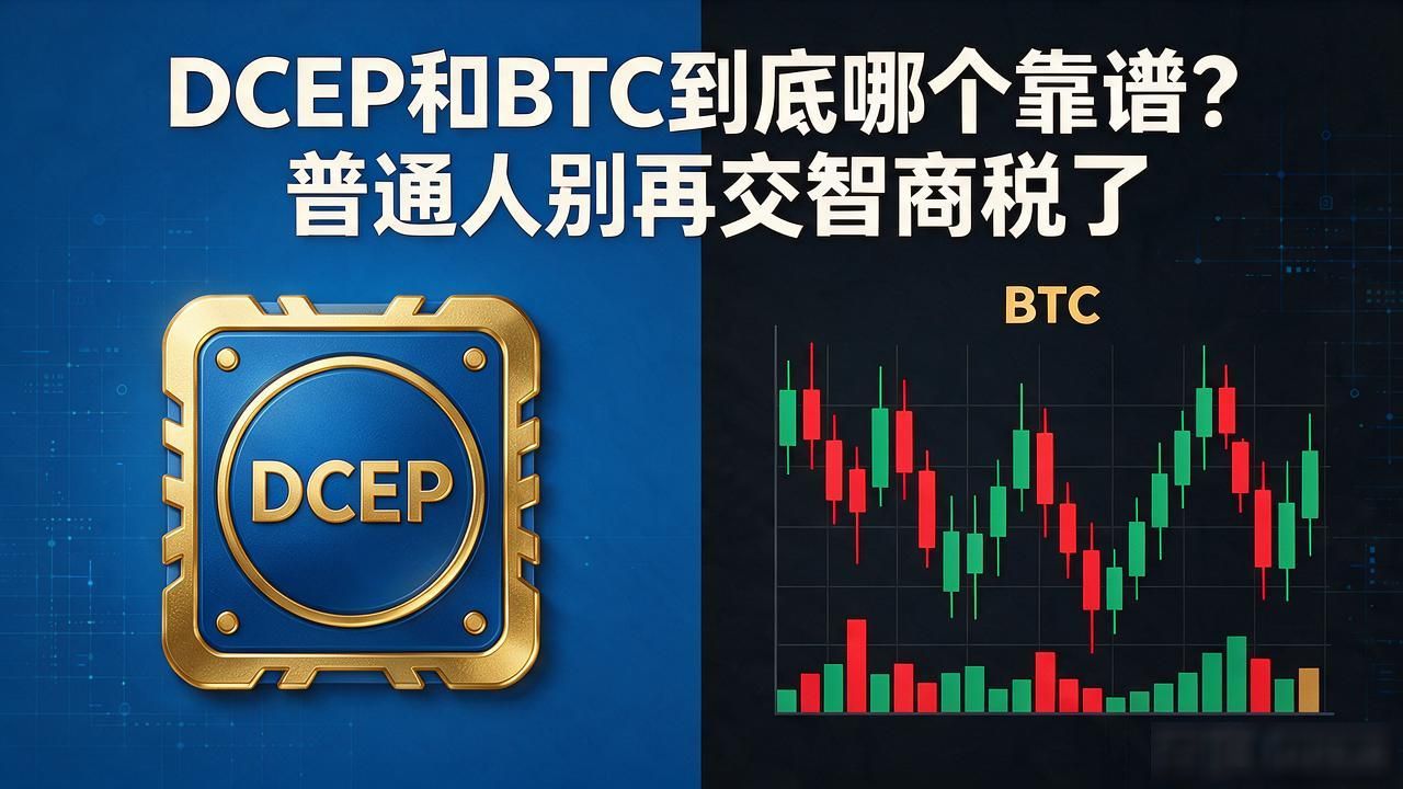 DCEP和BTC到底哪个靠谱？普通人别再交智商税了