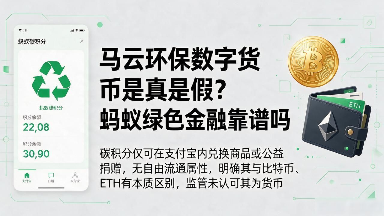 马云环保数字货币是真是假？蚂蚁绿色金融靠谱吗