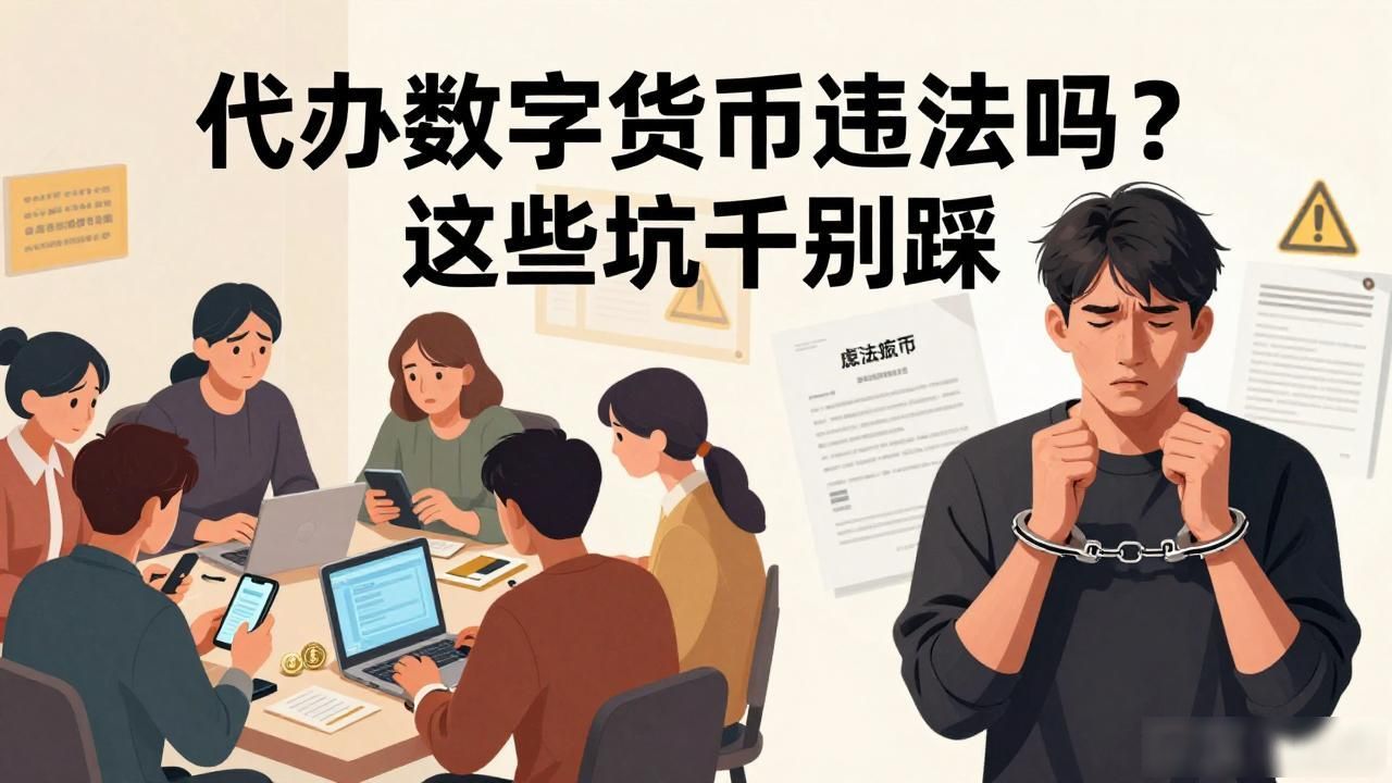 代办数字货币违法吗？这些坑千万别踩