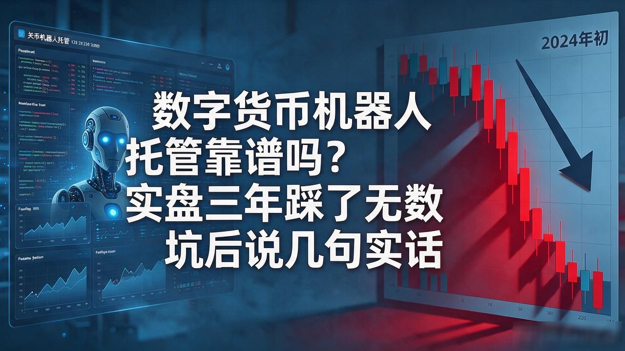 数字货币机器人托管靠谱吗？实盘三年踩了无数坑后说几句实话