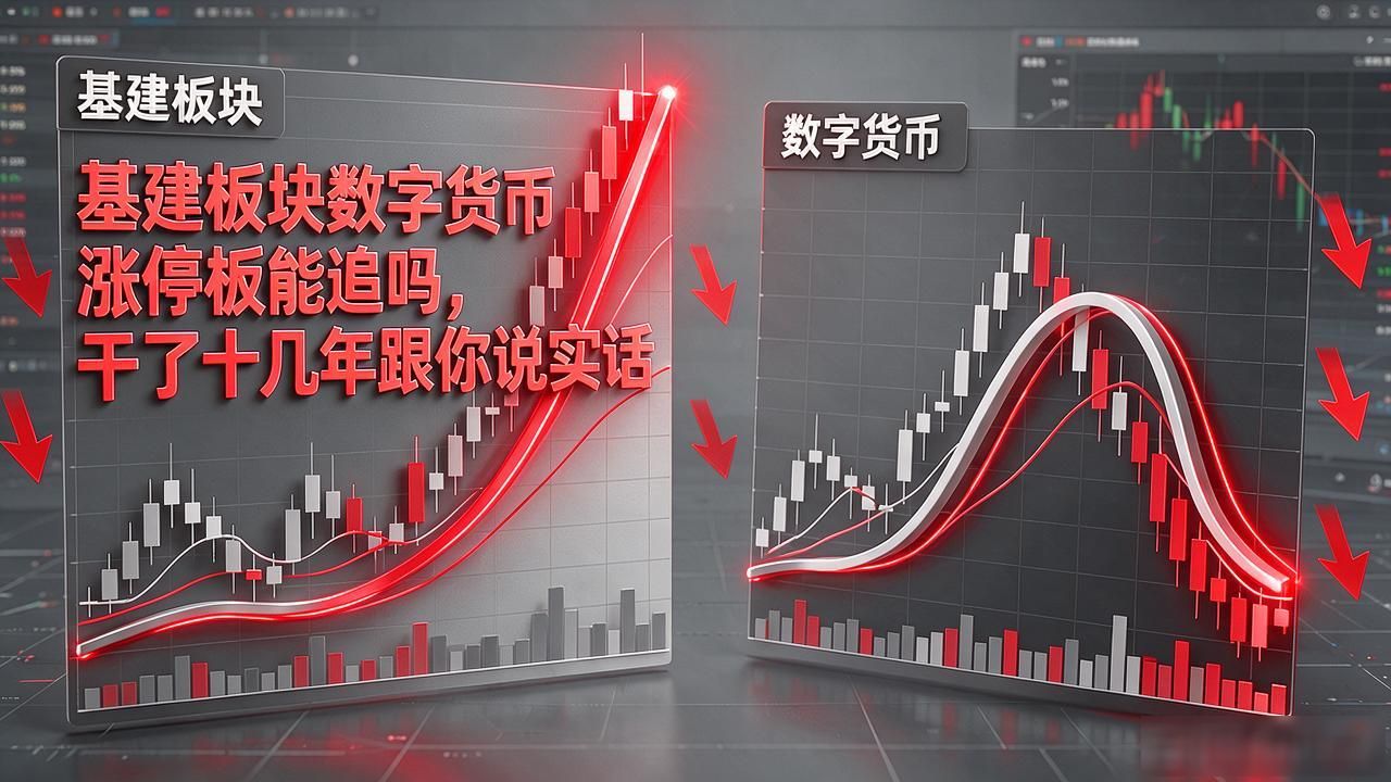 基建板块数字货币涨停板能追吗，干了十几年跟你说实话