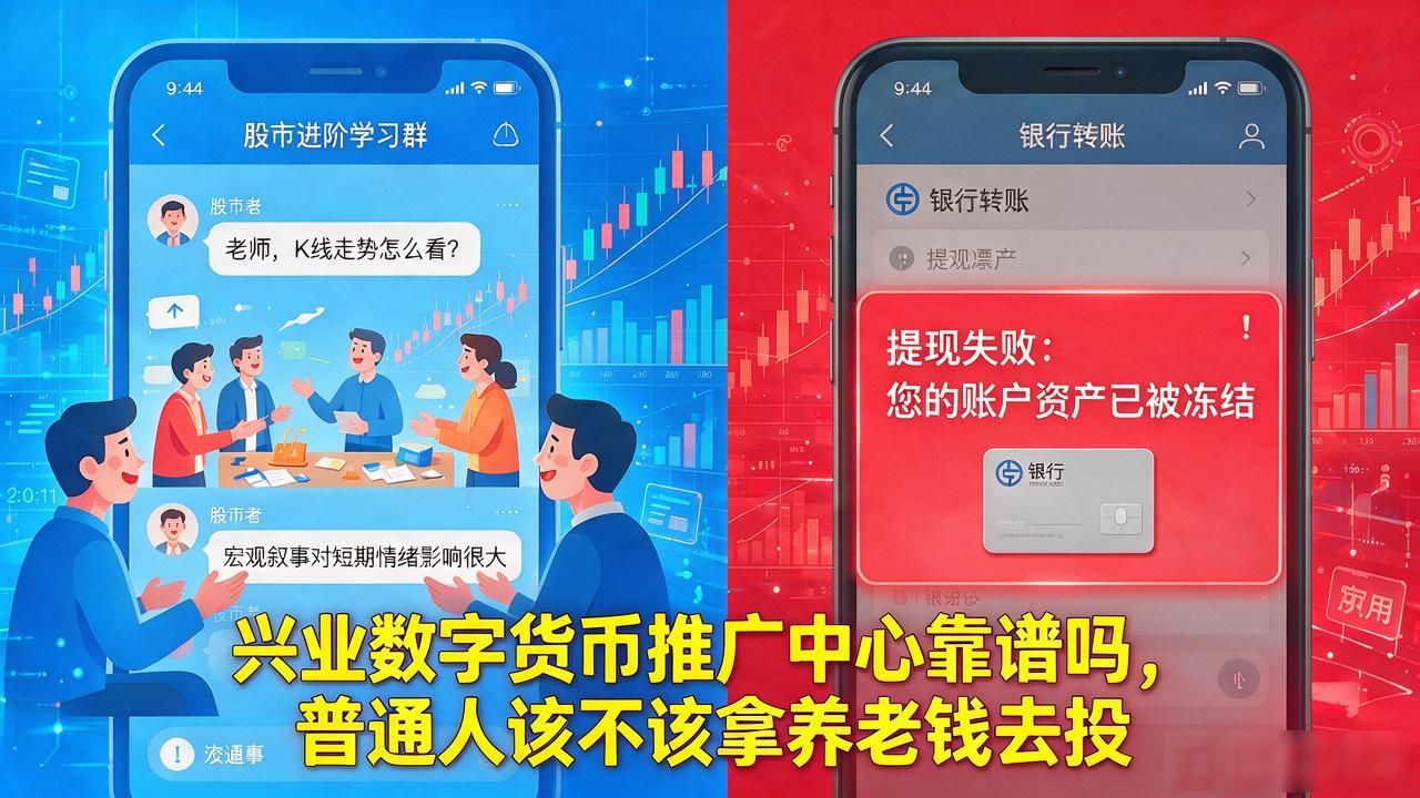 兴业数字货币推广中心靠谱吗，普通人该不该拿养老钱去投
